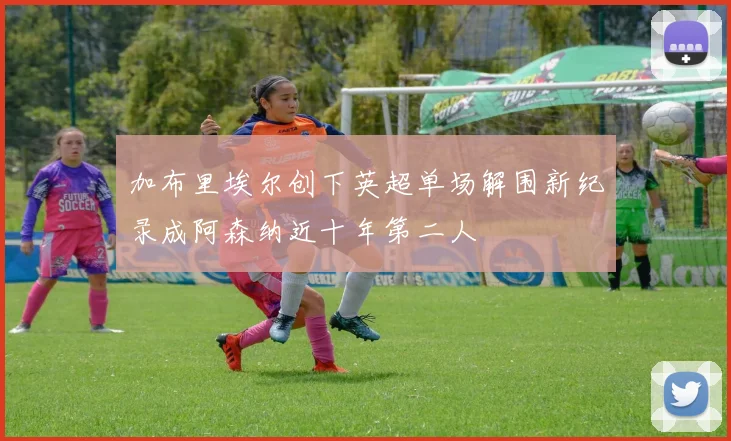 加布里埃尔创下英超单场解围新纪录成阿森纳近十年第二人